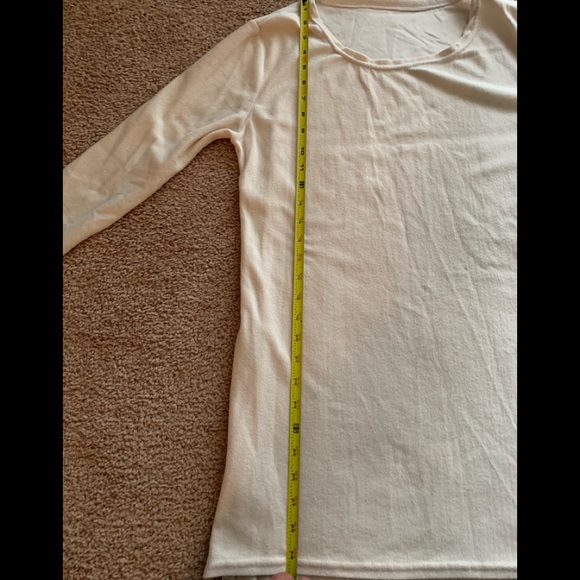 Oversized cream sweater size M - Picture 4 of 4